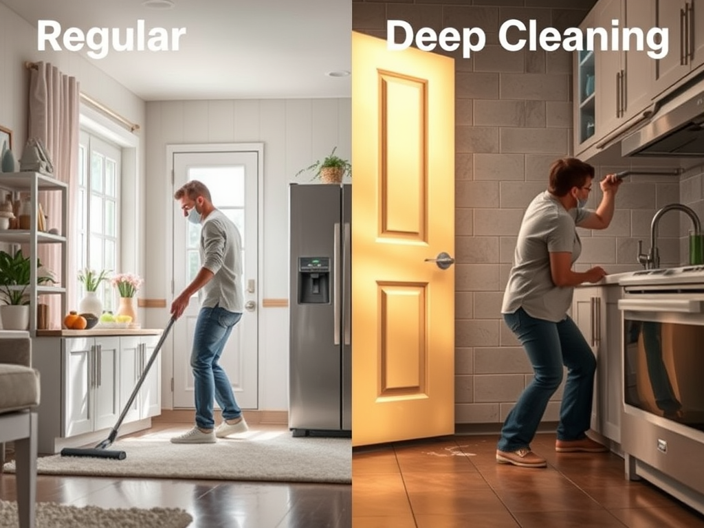 Deep Cleaning vs. Regular Cleaning: What’s the Difference and Which One Do You Need?