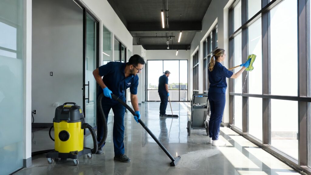 Post Construcion Cleaning Services Team